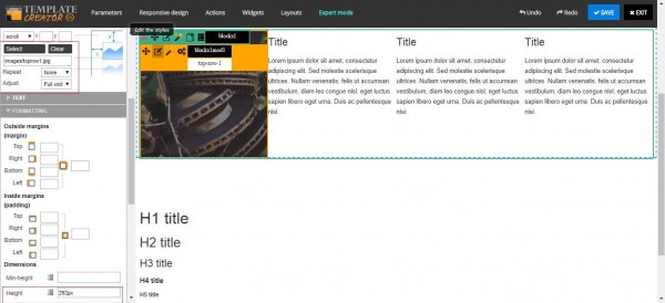 Setting the CSS for our Joomla Template top row of modules